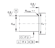 推力角接觸球軸承 ZKLN2557-2RS-2AP, 配對(duì)，雙向，兩側(cè)唇密封