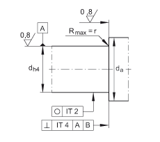 角接觸球軸承單元 ZKLFA1263-2Z, 雙向，螺釘安裝，兩側(cè)間隙密封