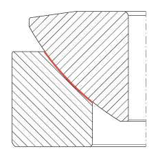 推力關(guān)節(jié)軸承 GE200-AW, 根據(jù) DIN ISO 12 240-3 標(biāo)準(zhǔn)，免維護(hù)