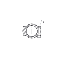 液壓桿端軸承 GIHRK120-DO, 根據(jù) DIN ISO 12 240-4 標(biāo)準，帶右旋螺紋夾緊裝置，需維護