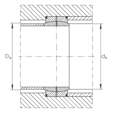 關(guān)節(jié)軸承 GE60-DO, 根據(jù) DIN ISO 12 240-1 標(biāo)準(zhǔn)，需維護(hù)